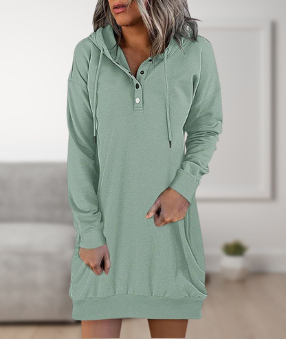 Noor | Kangaroo Pocket Hooded Sweatshirt Hoodie