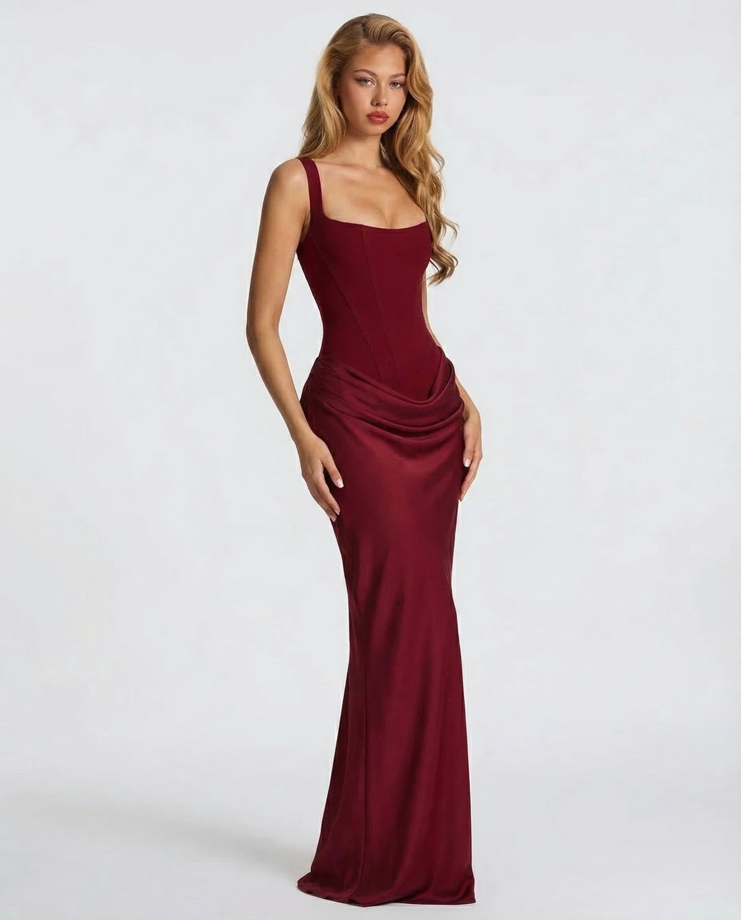 Nora Corset Maxi Dress