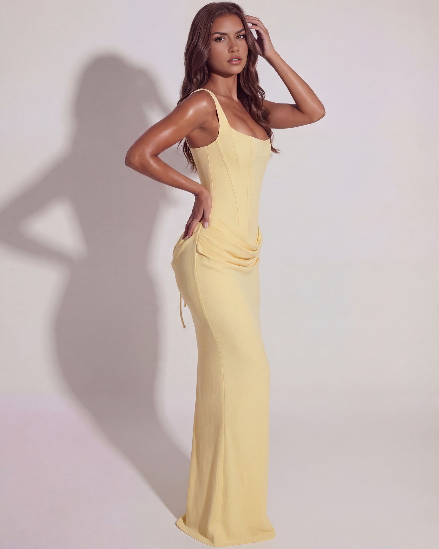 Nora Corset Maxi Dress