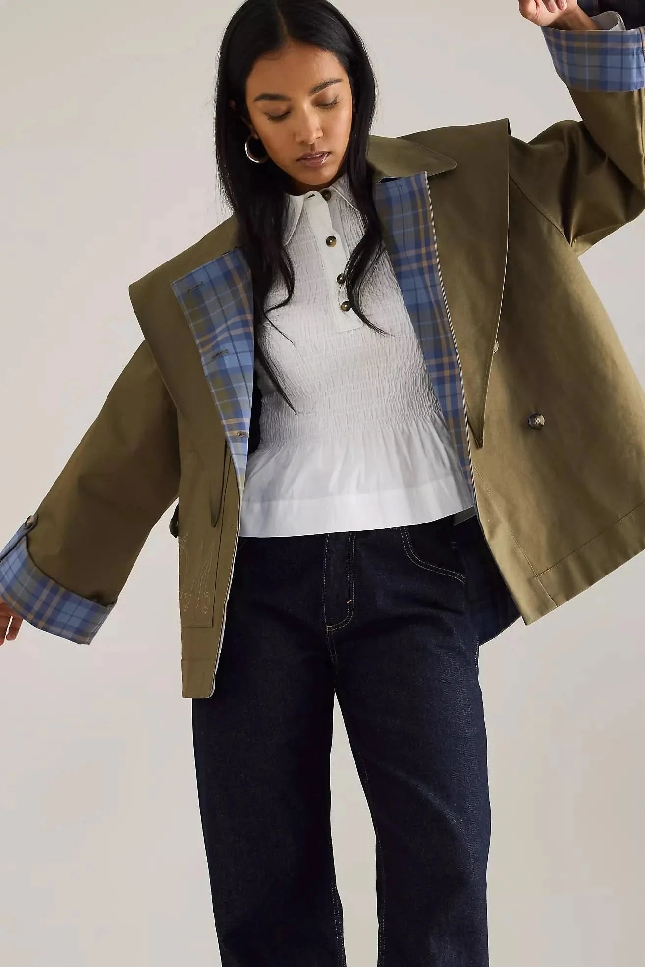 Olivia Reversable Trench Coat