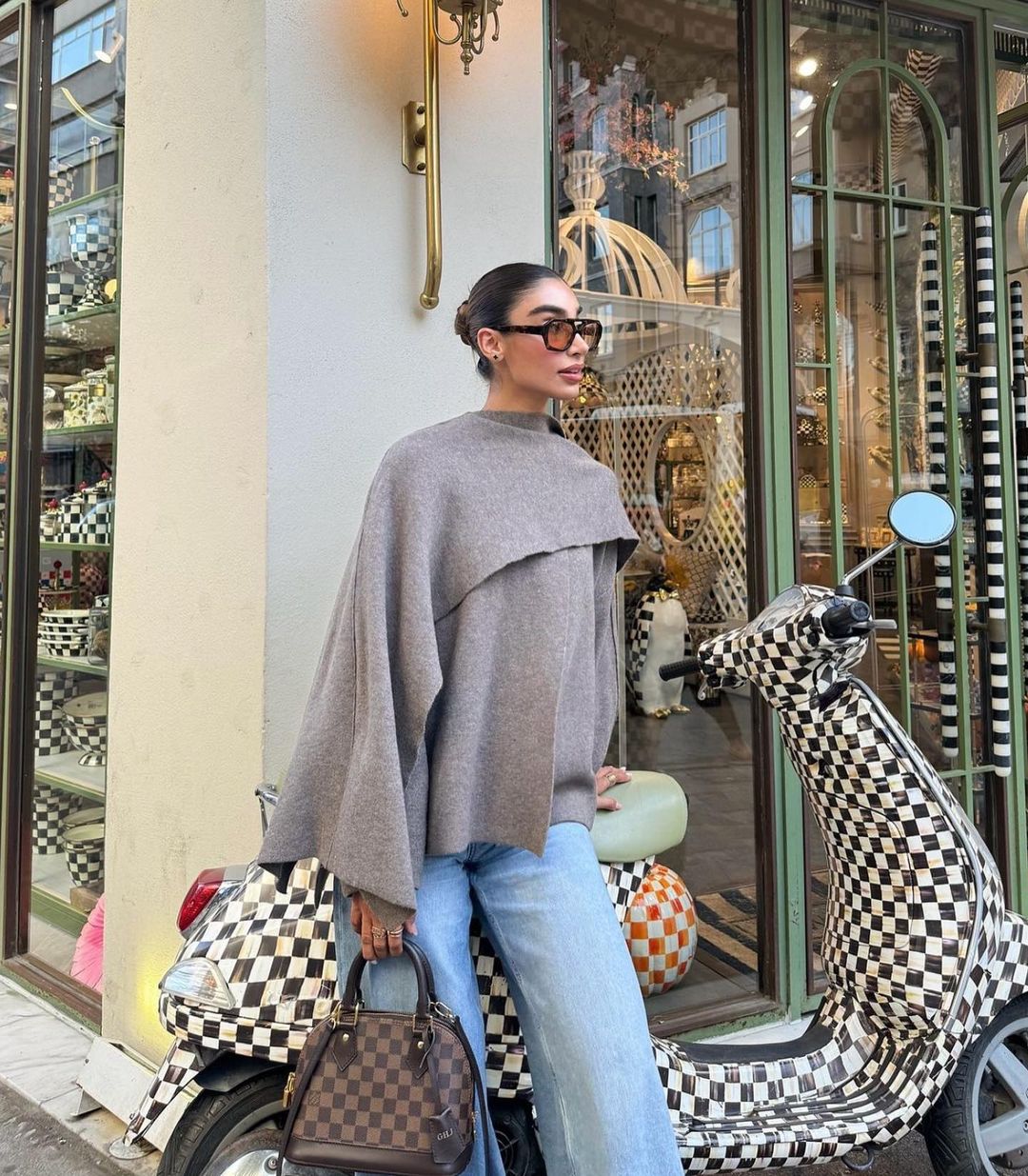 Olivia Short Cape Coat