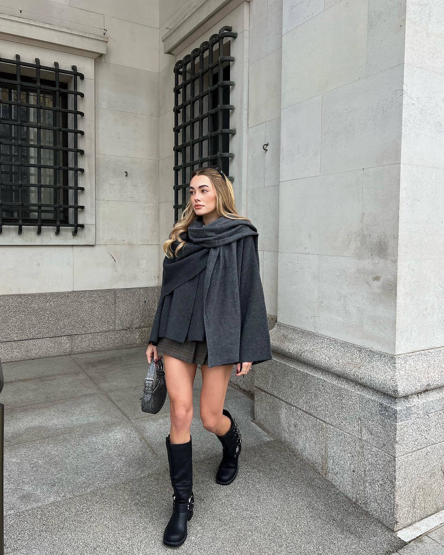 Olivia Short Cape Coat