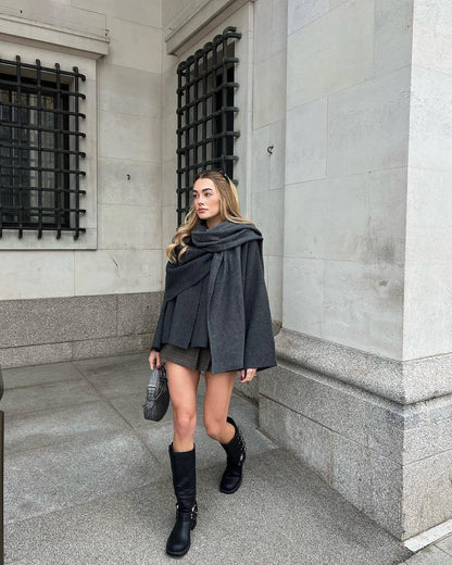 Olivia Short Cape Coat