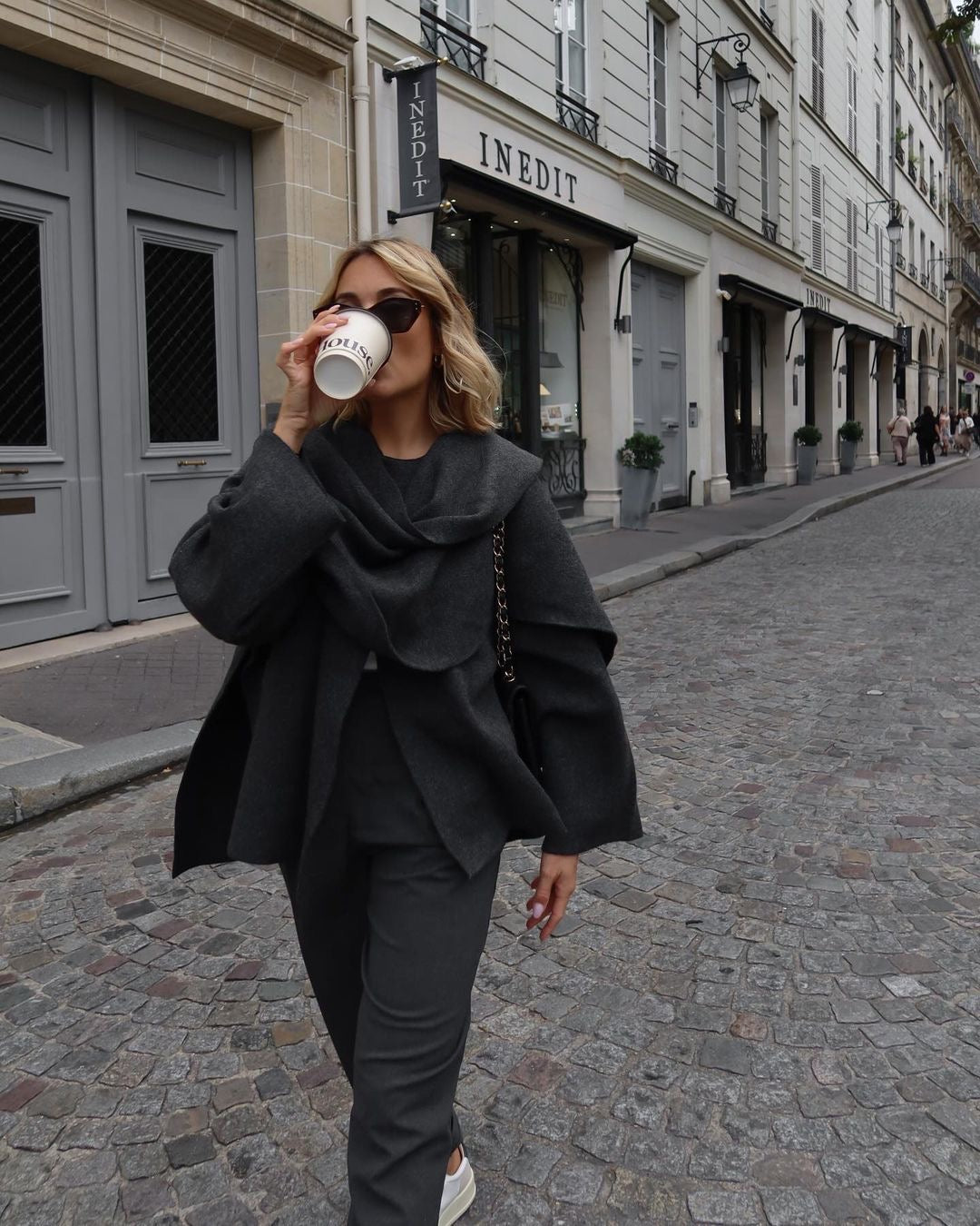 Olivia Short Cape Coat