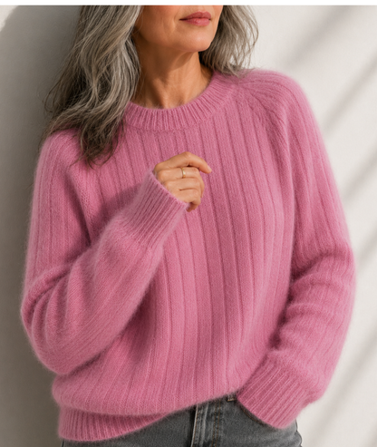 Milena | Fluffy Knit Regular Fit Sweater