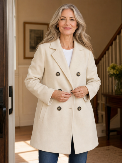 Lily | Double Breasted Structured Coat