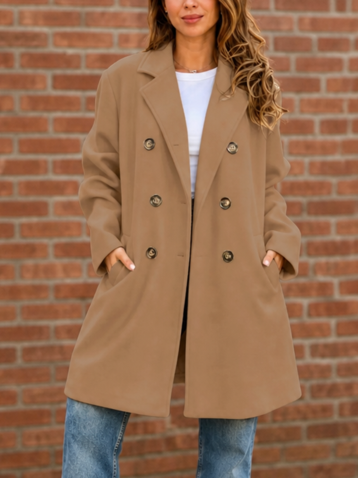 Lily | Double Breasted Structured Coat