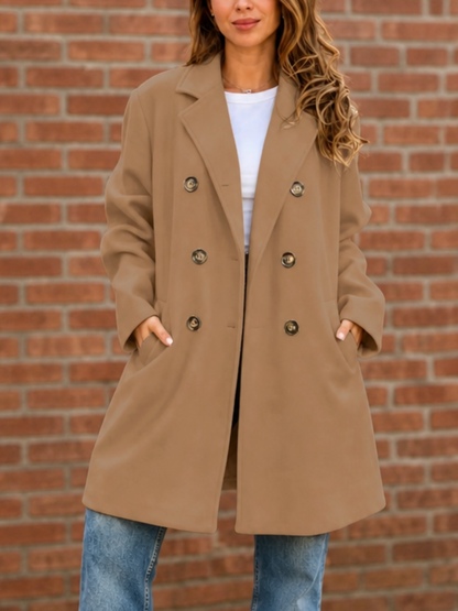 Lily | Double Breasted Structured Coat