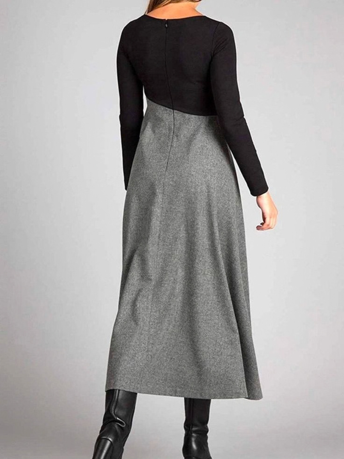 Samantha | Two Tone Maxi Dress