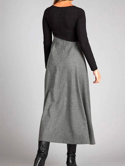 Samantha | Two Tone Maxi Dress