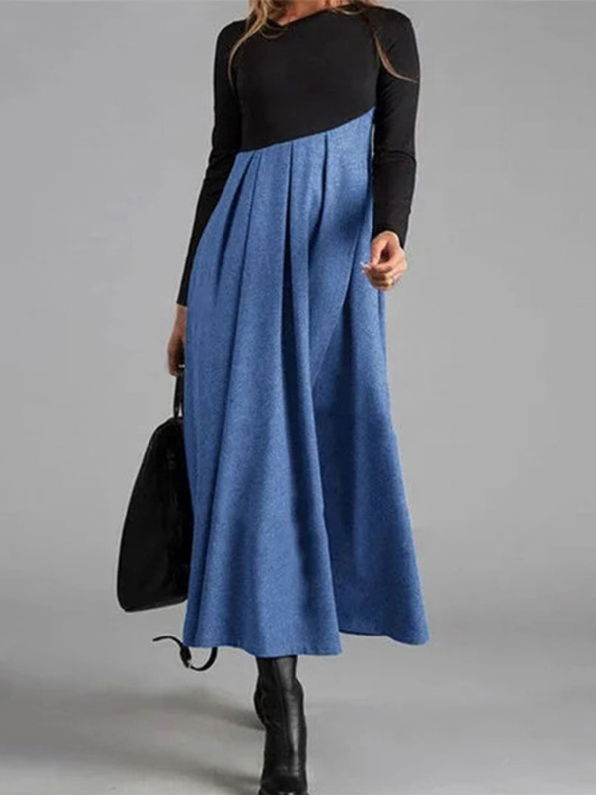 Samantha | Two Tone Maxi Dress