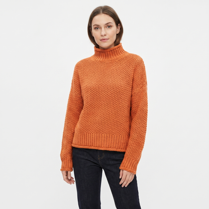 Poppy | Oversized Mock Neck Jumper