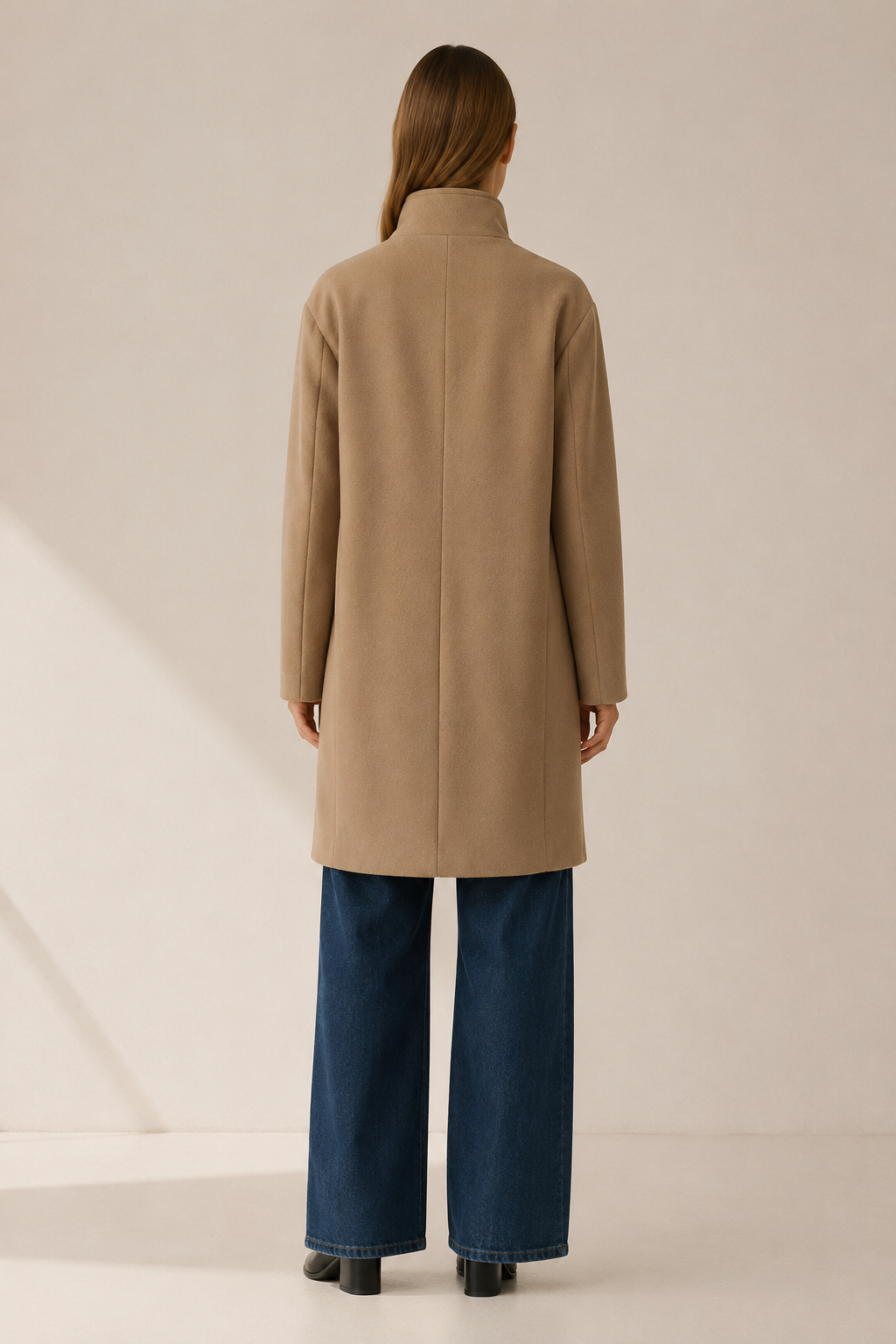 Niva | Single Breasted Tailored Button Trench Coat