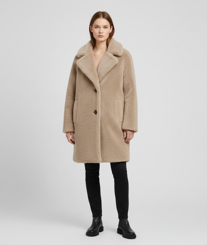 Rita | Relaxed Fit Teddy Coat