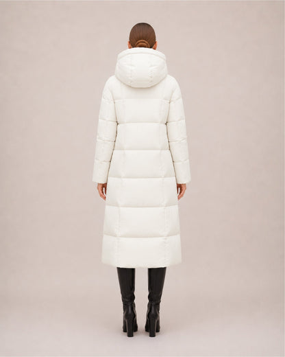 Rosalie | Long Hooded Puffer Coat