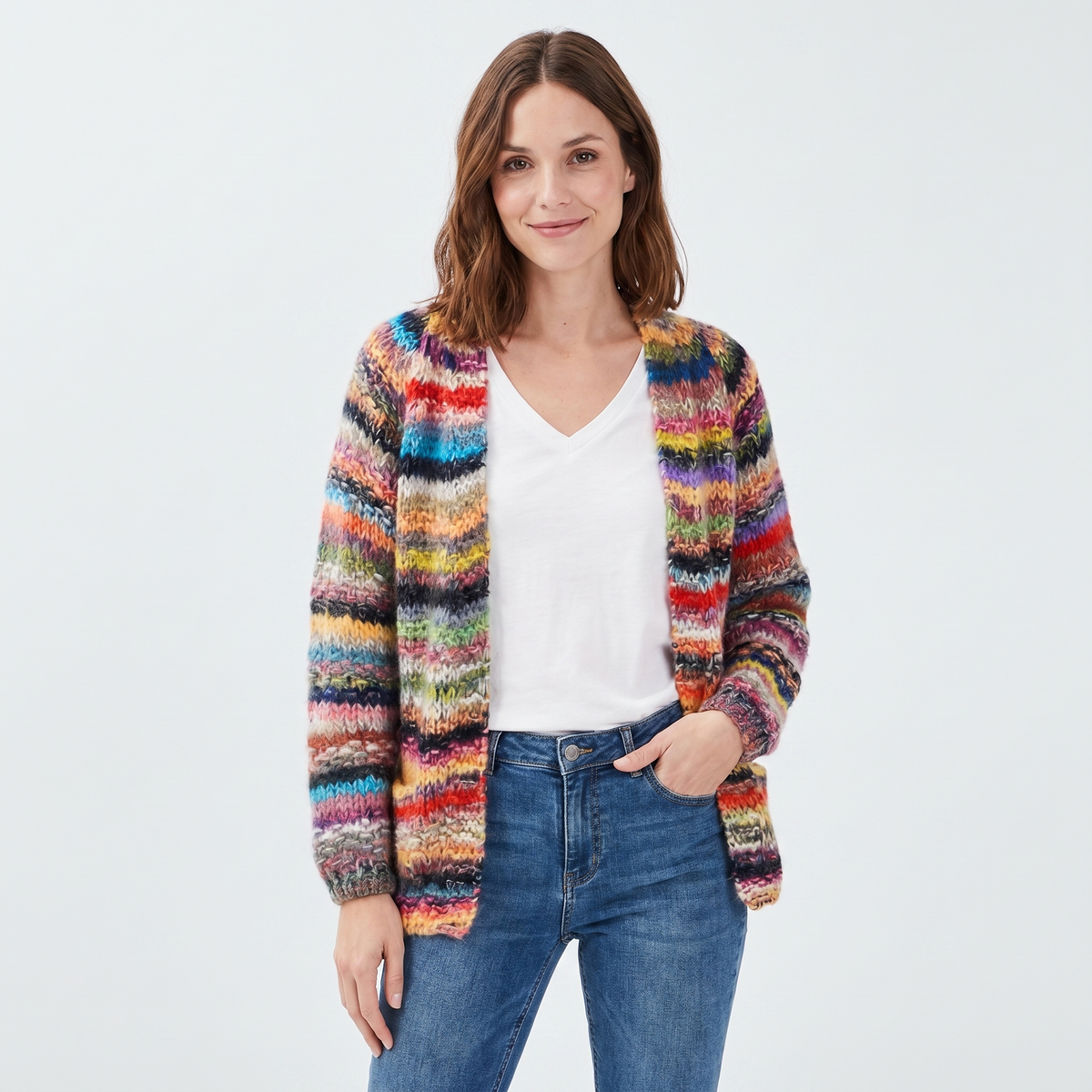 Rosalind | Space-Dye Chunky Cardigan