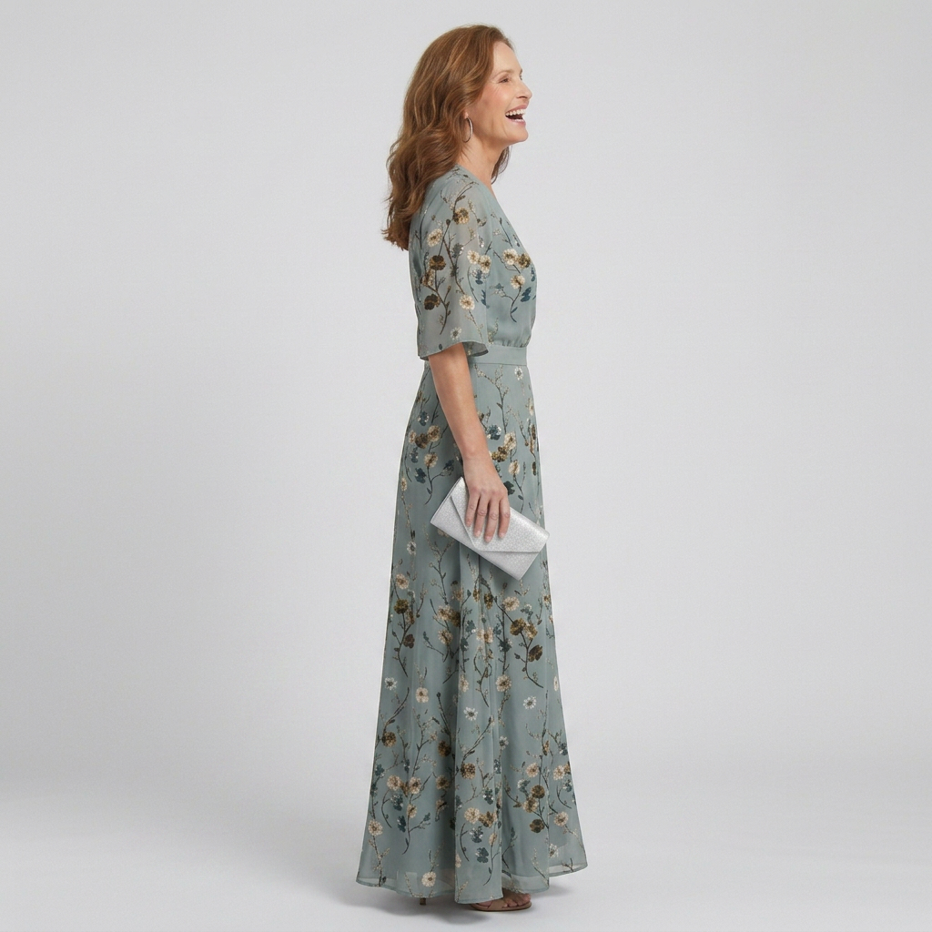 Selora | Halter Bloom Flow Maxi Dress