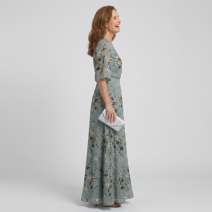 Selora | Halter Bloom Flow Maxi Dress