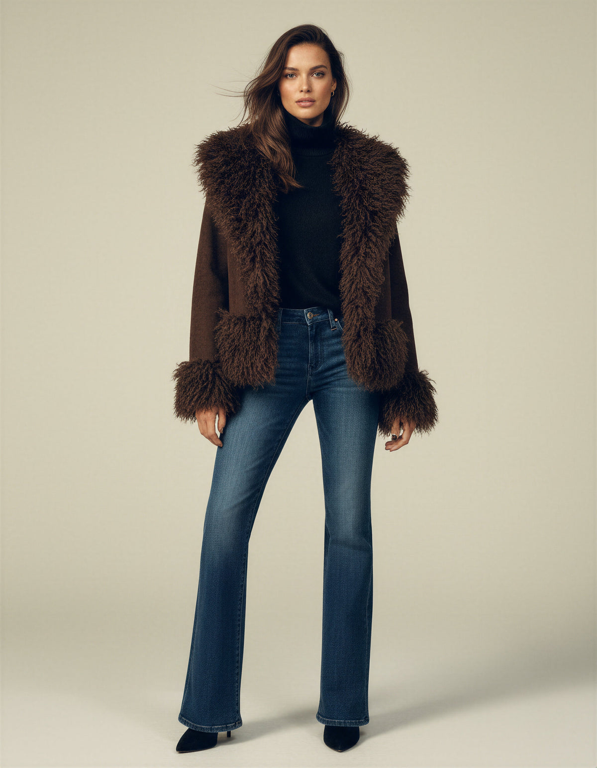 Seralina | Faux Fur Trim Winter Jacket