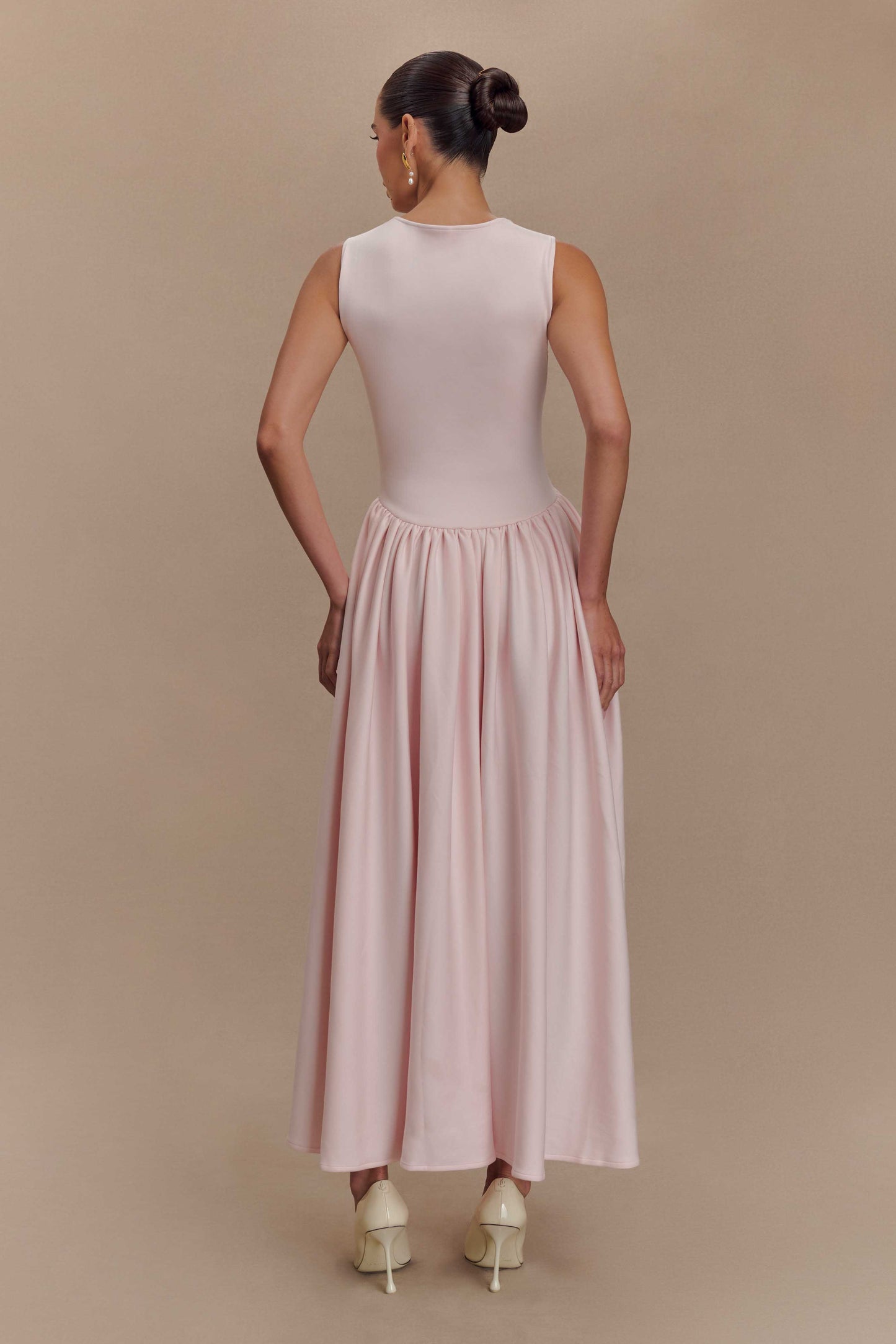 Sharissa Drop Waist Midi Dress