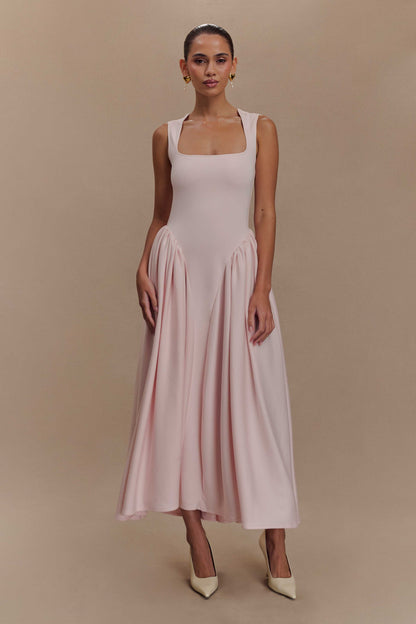 Sharissa Drop Waist Midi Dress