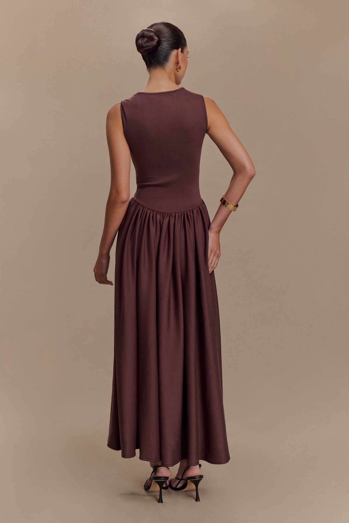 Sharissa Drop Waist Midi Dress
