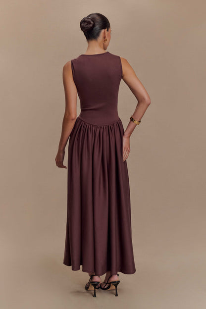 Sharissa Drop Waist Midi Dress