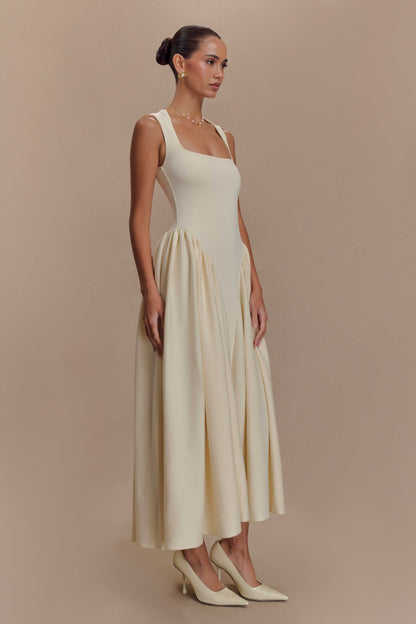 Sharissa Drop Waist Midi Dress