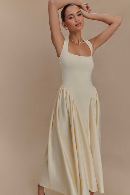 Sharissa Drop Waist Midi Dress