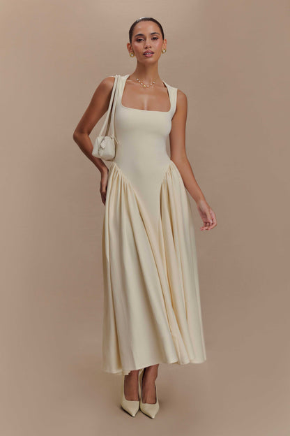 Sharissa Drop Waist Midi Dress