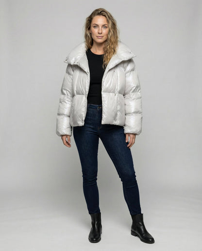 Sienna | Oversized High Collar Puffer Jacket