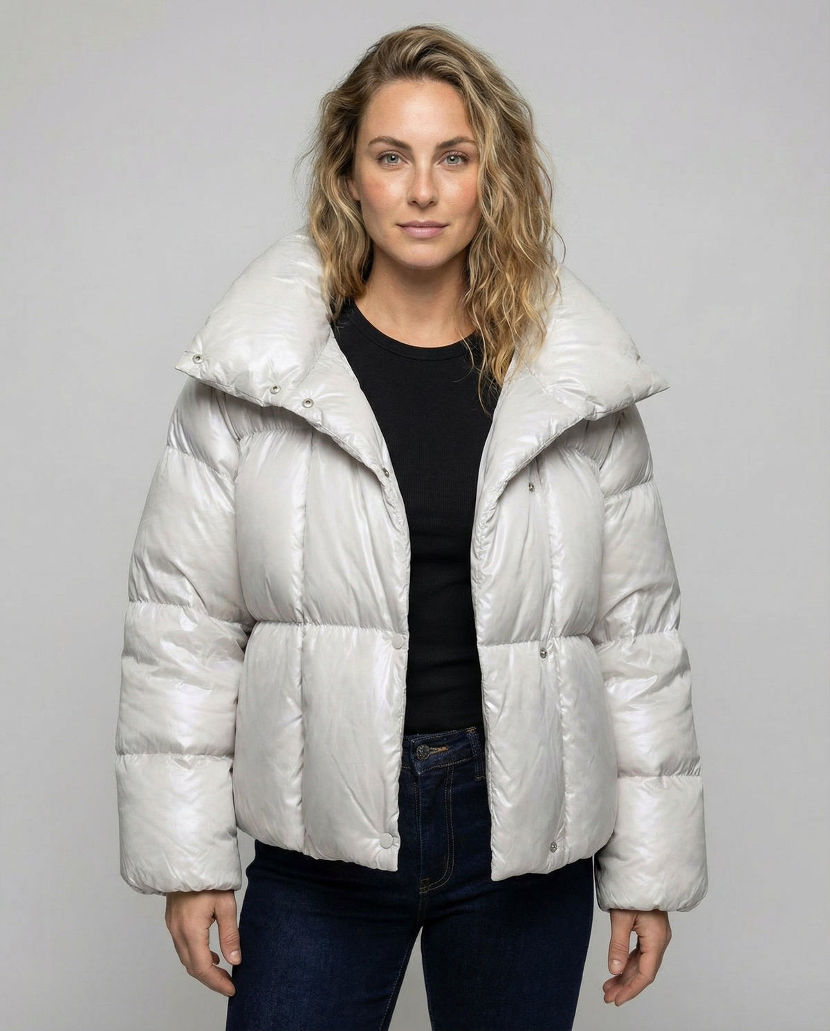 Sienna | Oversized High Collar Puffer Jacket