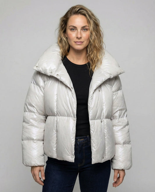 Sienna | Oversized High Collar Puffer Jacket