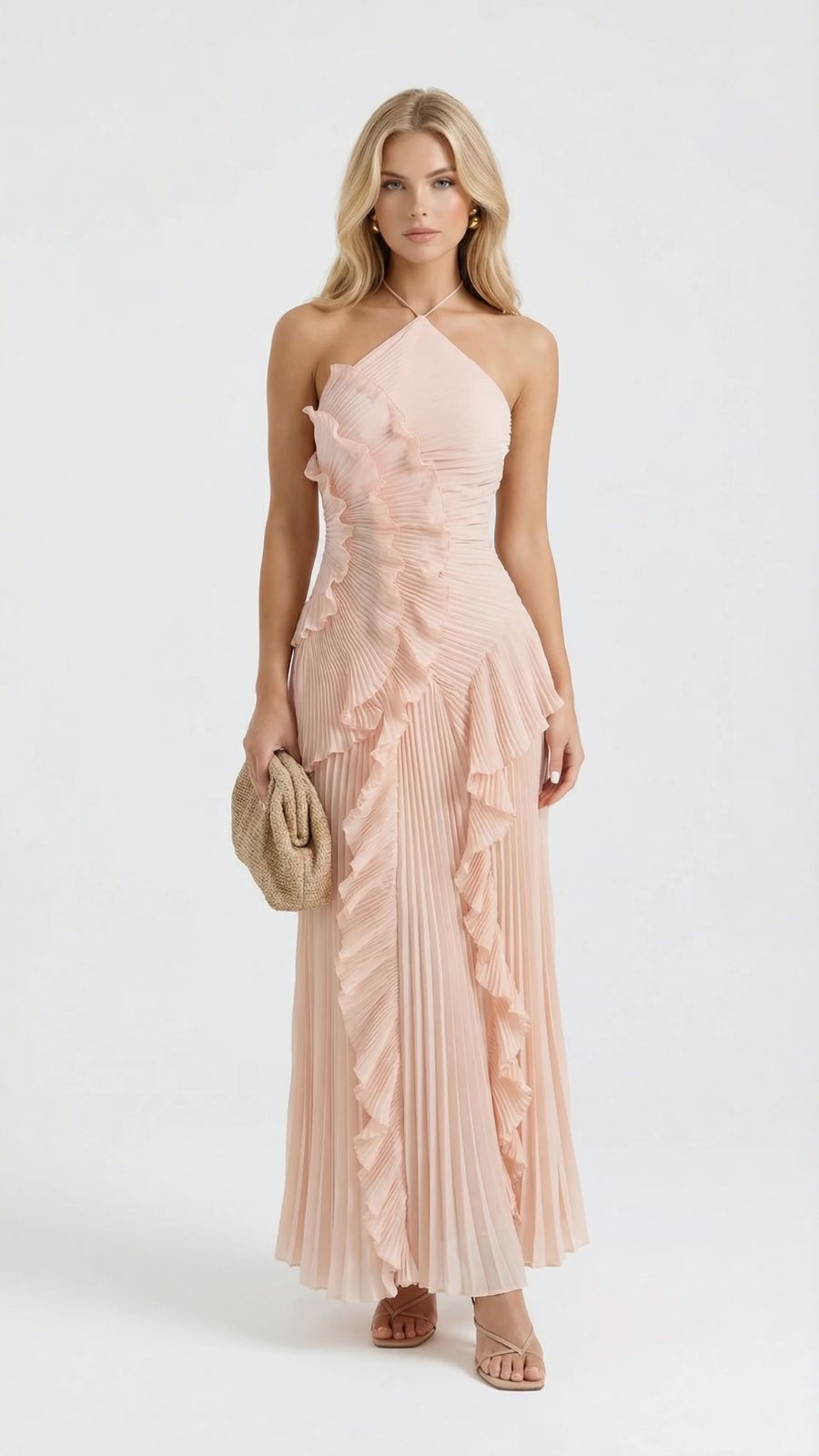 Sienna Ruffle Maxi Dress