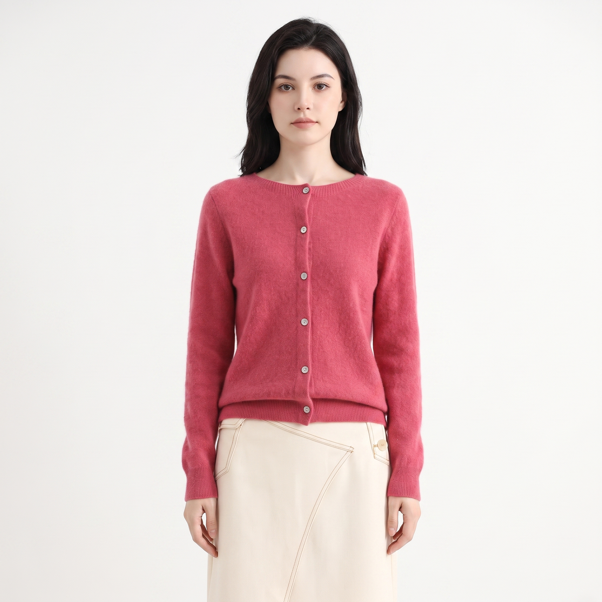 Sienna | Slim Fit Button-Front Cardigan