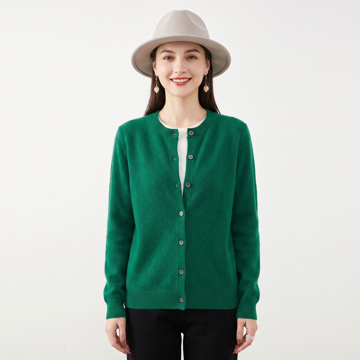 Sienna | Slim Fit Button-Front Cardigan