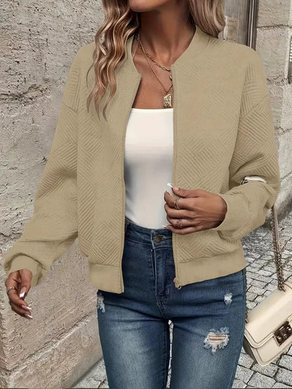 Solene | Relaxed Fit Lightweight Zip-Up Jacket