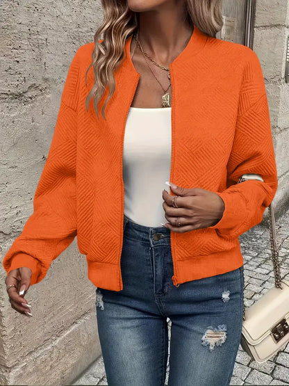 Solene | Relaxed Fit Lightweight Zip-Up Jacket