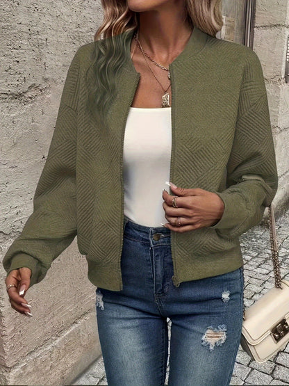 Solene | Relaxed Fit Lightweight Zip-Up Jacket