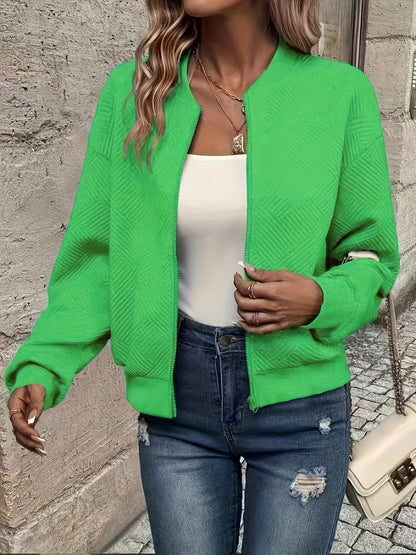 Solene | Relaxed Fit Lightweight Zip-Up Jacket