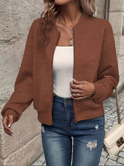 Solene | Relaxed Fit Lightweight Zip-Up Jacket