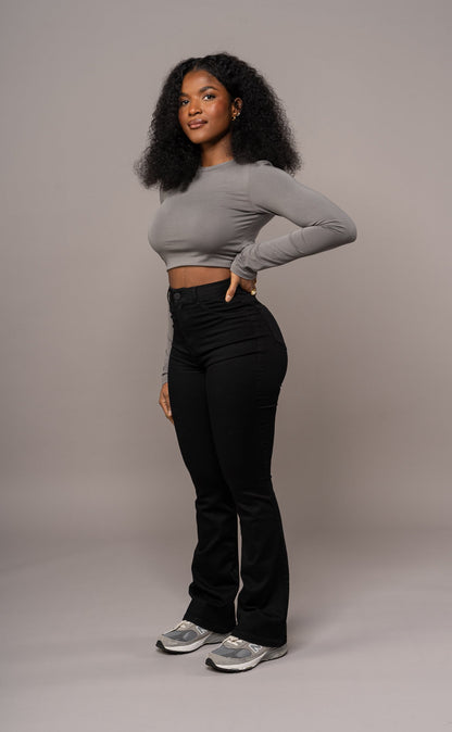 Taisha | Curve Love Flare Jeans