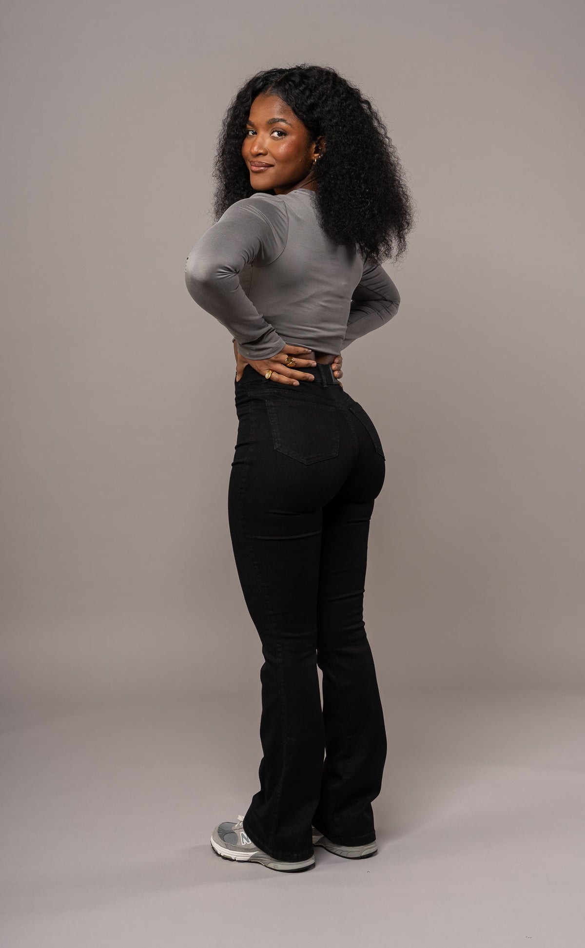 Taisha | Curve Love Flare Jeans