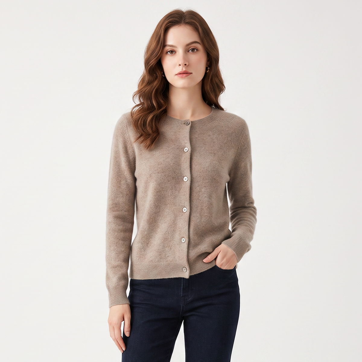 Thistle | Wool Knit Button-Up Cardigan