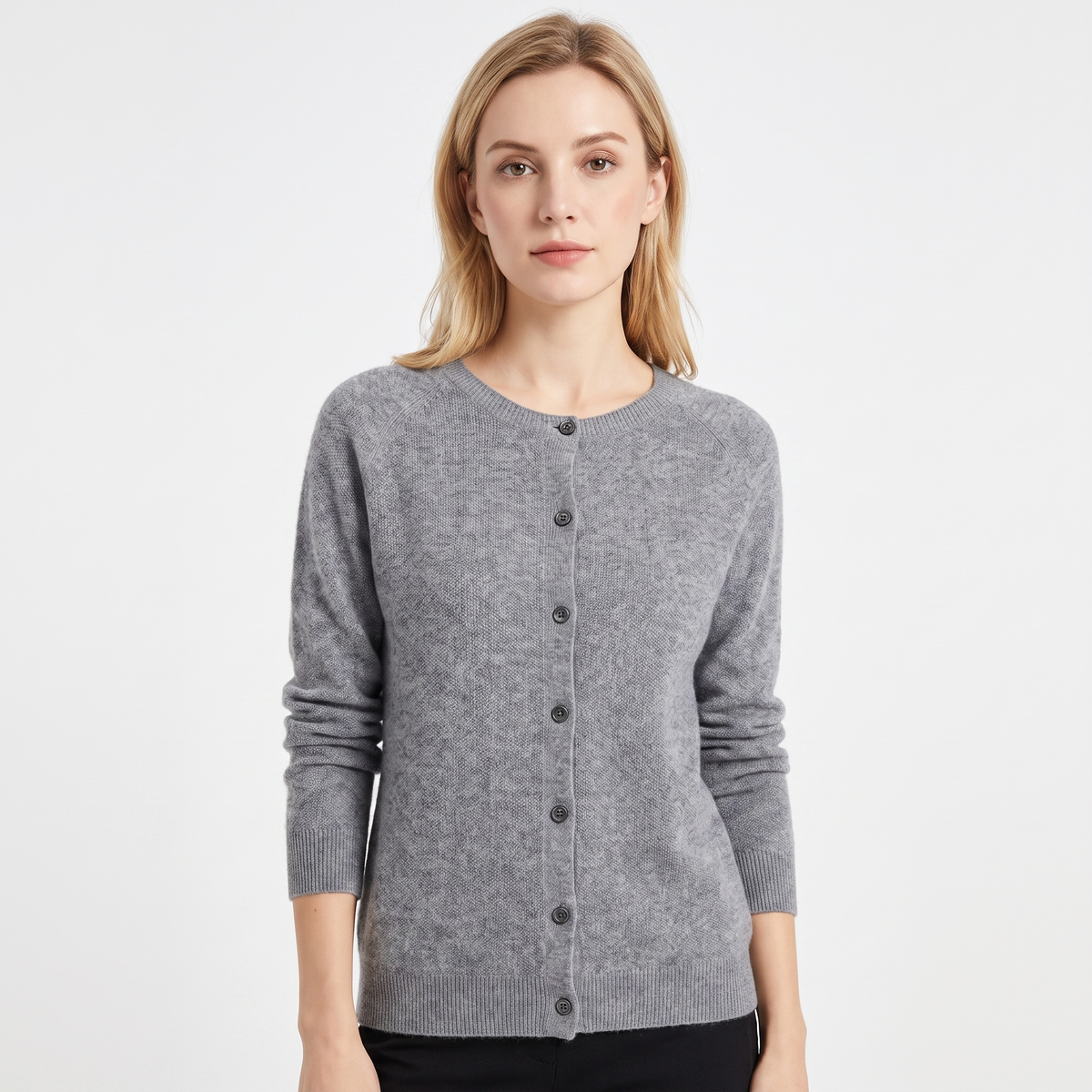 Thistle | Wool Knit Button-Up Cardigan