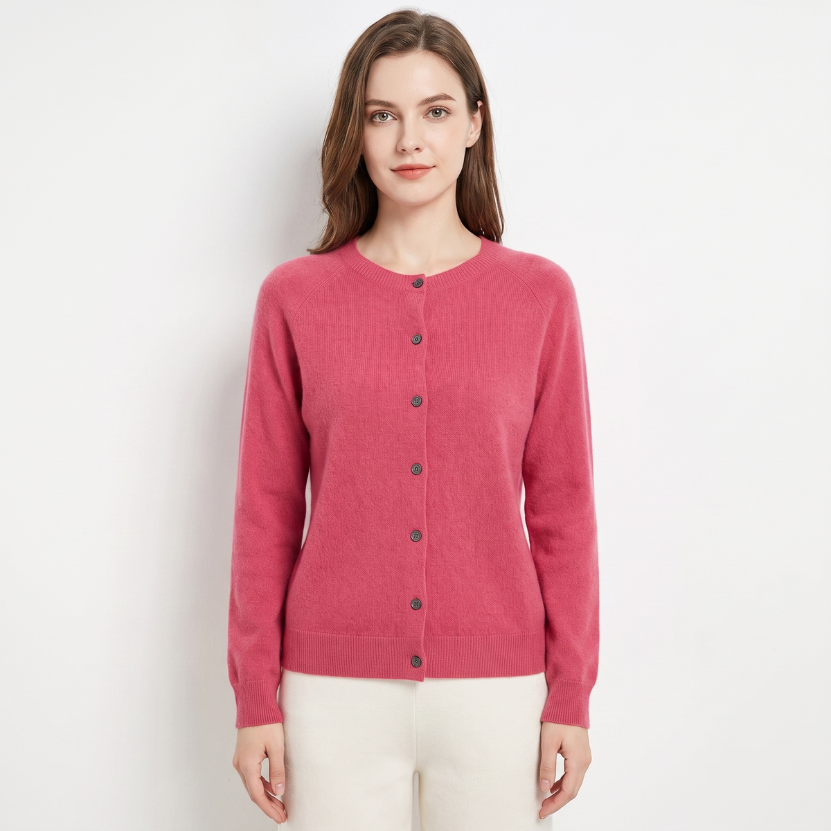 Thistle | Wool Knit Button-Up Cardigan