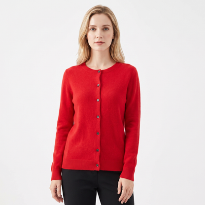 Thistle | Wool Knit Button-Up Cardigan
