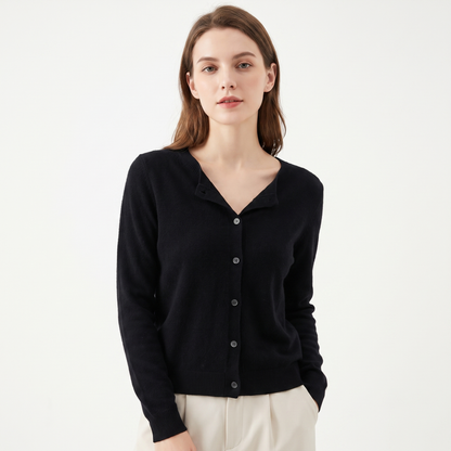 Thistle | Wool Knit Button-Up Cardigan