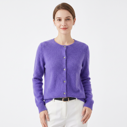 Thistle | Wool Knit Button-Up Cardigan