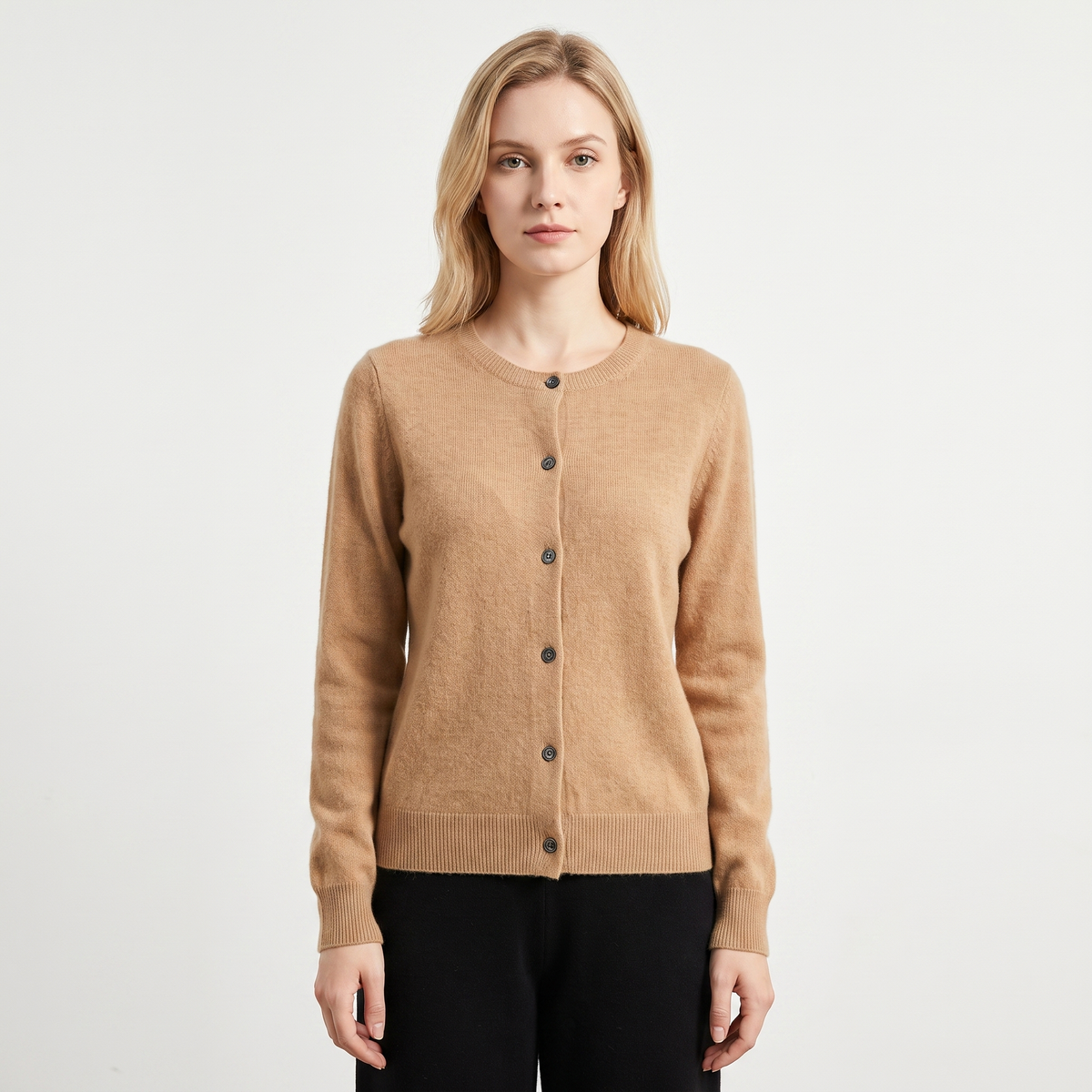 Thistle | Wool Knit Button-Up Cardigan